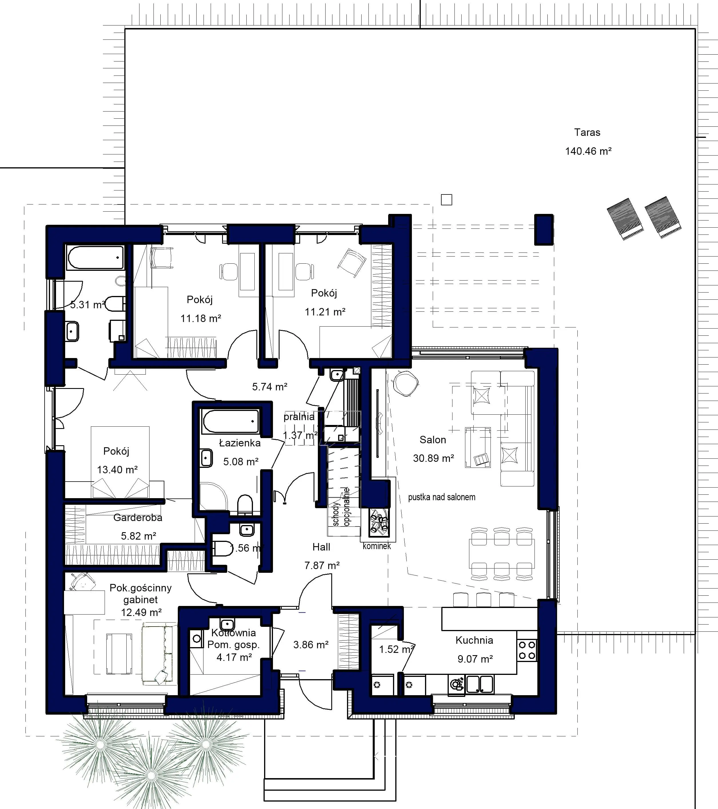 Rzut domidea 1 w4 - Parter
