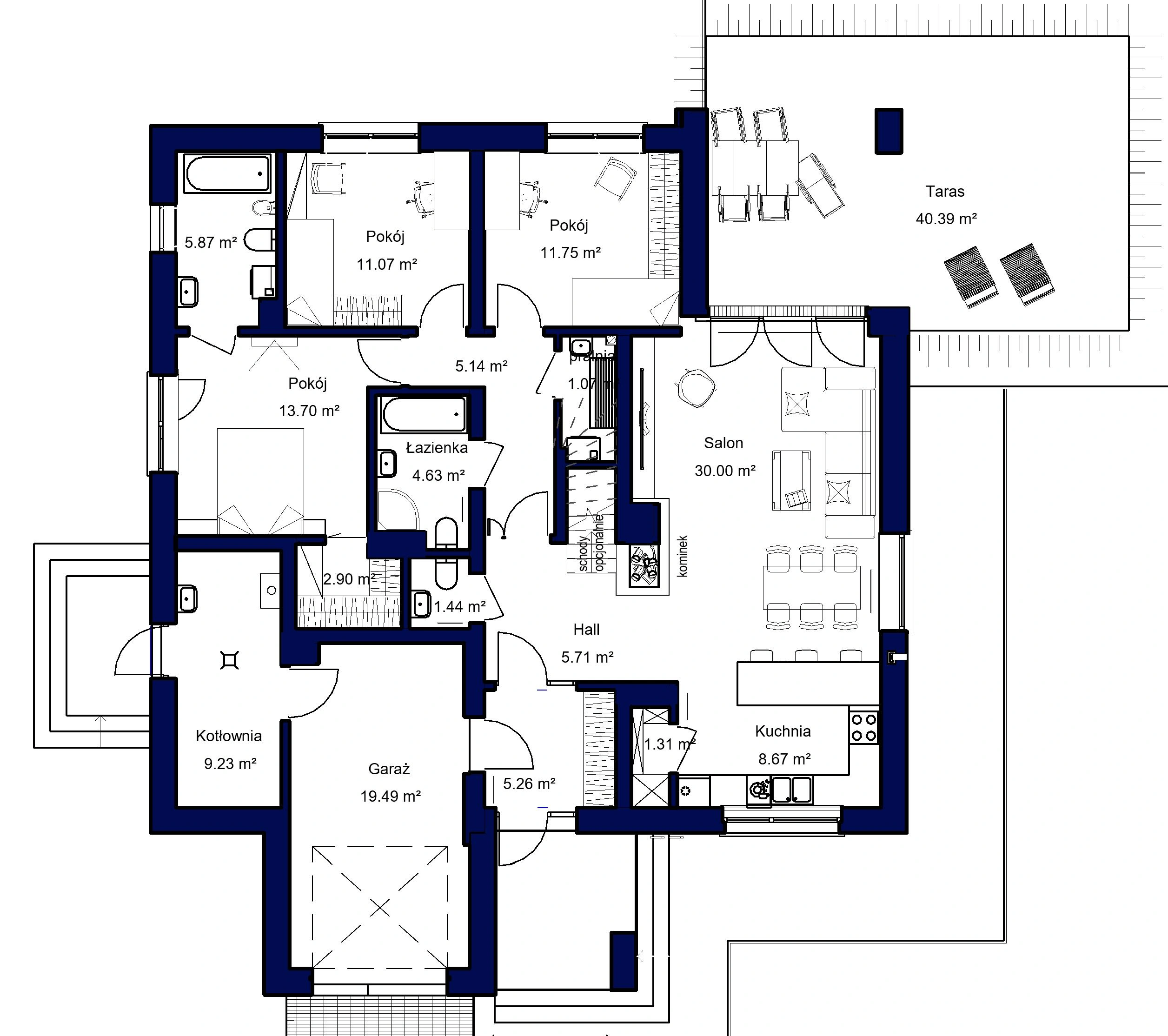 Rzut domidea 1 w5 - Parter